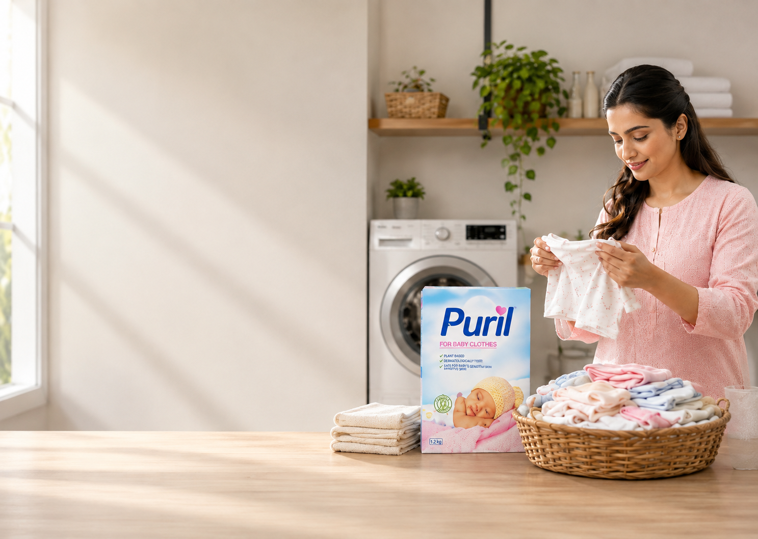 Puril washing machine disinfectant and descaler tablets